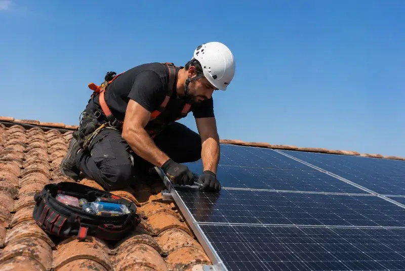 Maintenance et monitoring de panneaux solaires à Beauvoir-sur-Mer