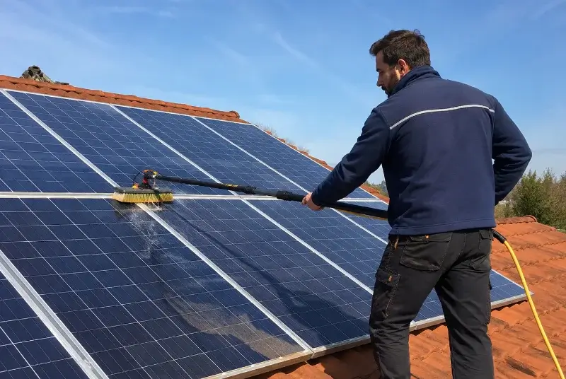 Nettoyage et entretien de panneaux solaires à Beauvoir-sur-Mer